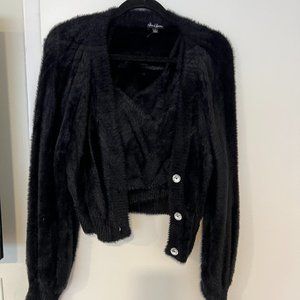 For Love & Lemons Mohair Cardigan and Tank Set